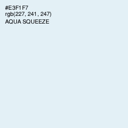 #E3F1F7 - Aqua Squeeze Color Image